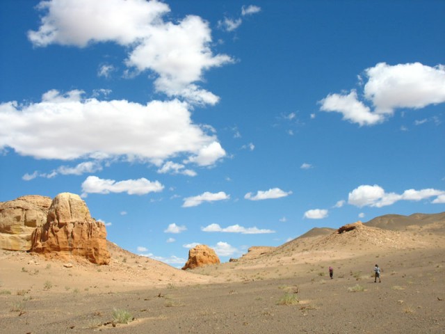 Крайняя точка нашего путешествия по Монголии: каньон Хермен-Цав