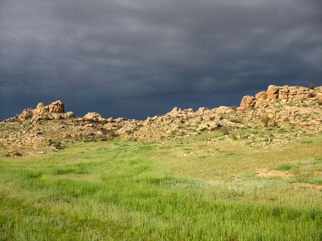 Монголия. Священные скалы Бага Газрын Чулуу