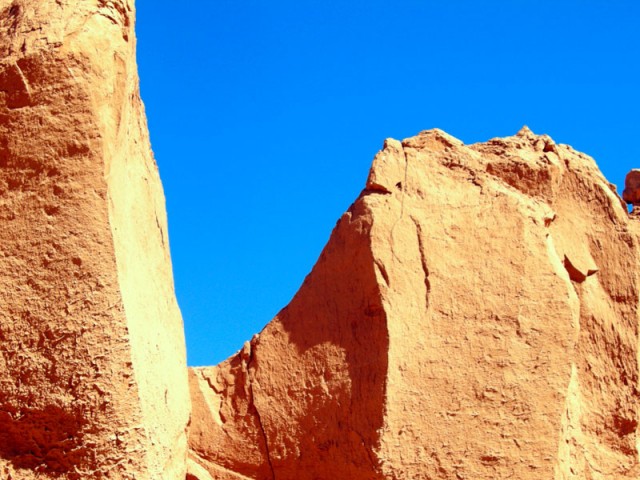 Скалы Баянзага. Пустыня Гоби, Монголия