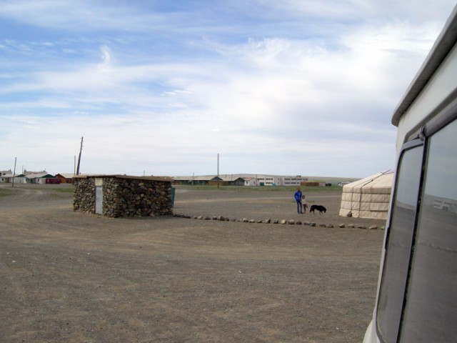 Типичный сельский вид в Монголии