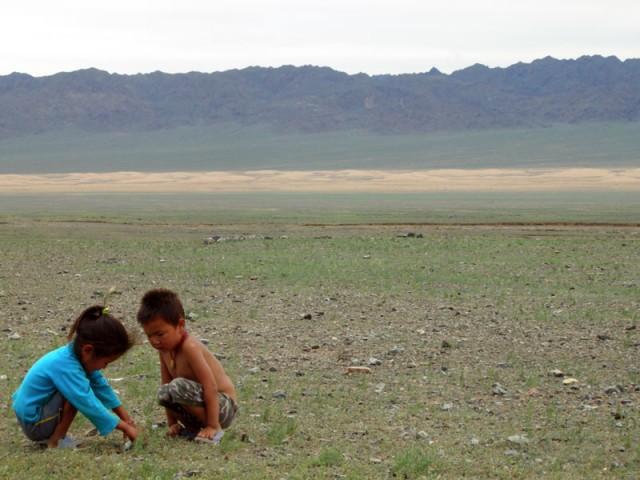 Монгольские детишки