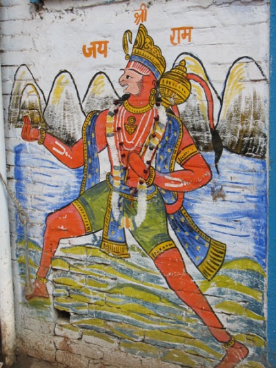 Графити на стенах Варанаси Графити на стенах Варанаси