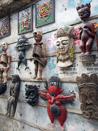 На улицах Катманду