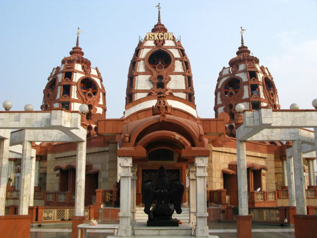 В храме ИСККОН в Дели