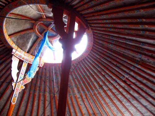 «Потолок» монгольской юрты