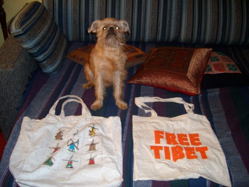 It's not my plastic bags!