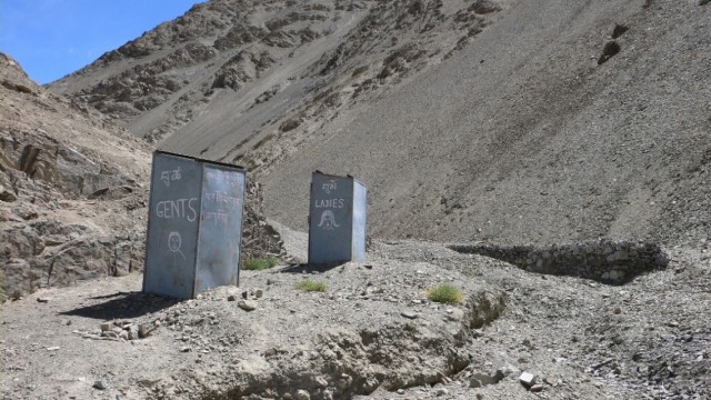 Ladakh toilets.