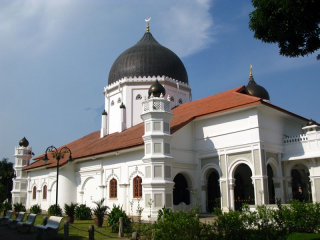 Мечеть Капитан Келинг в Джорджтауне, Пенанг, Малайзия