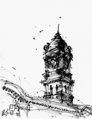 Ch'ng Kiah Kiean. "Clock Tower", 1996.