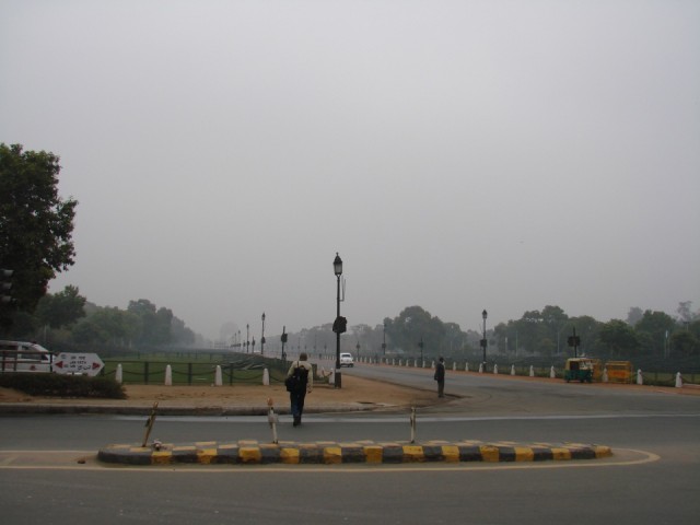 проспакт Раджпатх, до ворот Индии-3 км проспакт Раджпатх, до ворот Индии-3 км