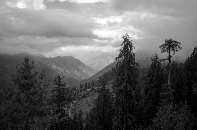 Долина Банджар с перевала Джалори