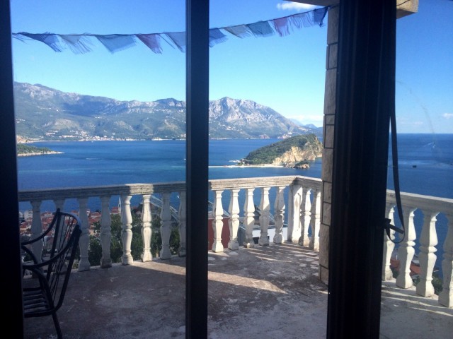 Budva, terrace view