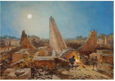 William Simpson, watercolour on paper, India, 1864.