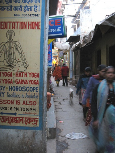 Узкие улочки Варанаси. Узкие улочки Варанаси.