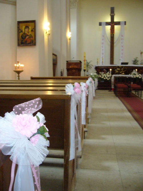После венчания. Католический собор