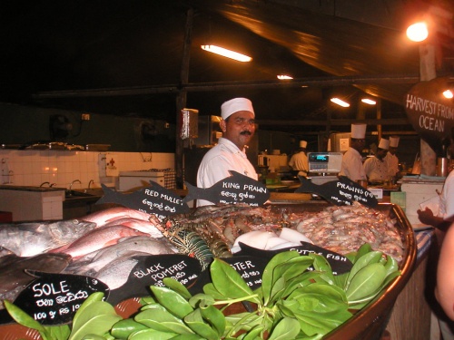 Отель Mount Lavinia. Рыбный ресторан. Отель Mount Lavinia. Рыбный ресторан.