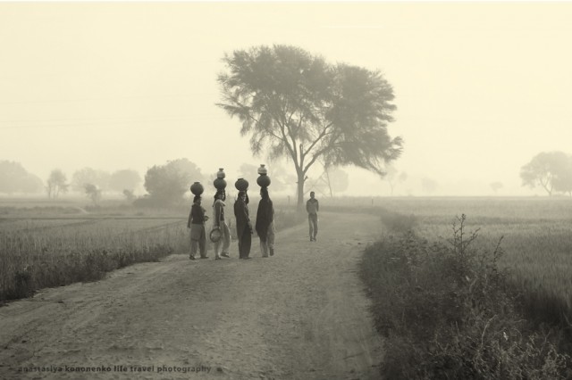 Village near Vrindavan. 2010