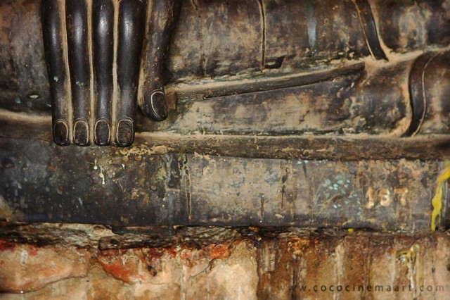 Buddha Hand. Sisaket Temple. Vientiane. Laos.