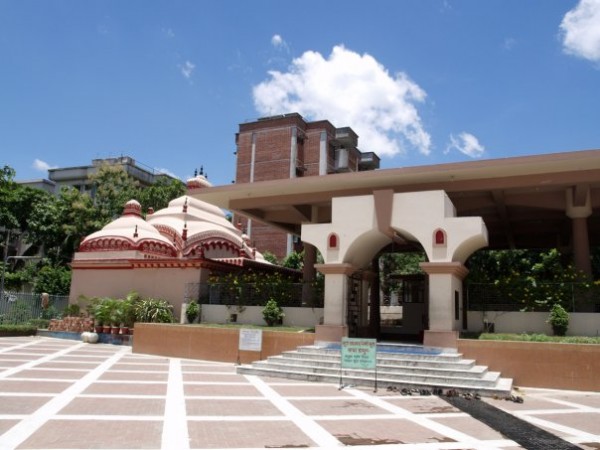 Main temple structure from the west side.