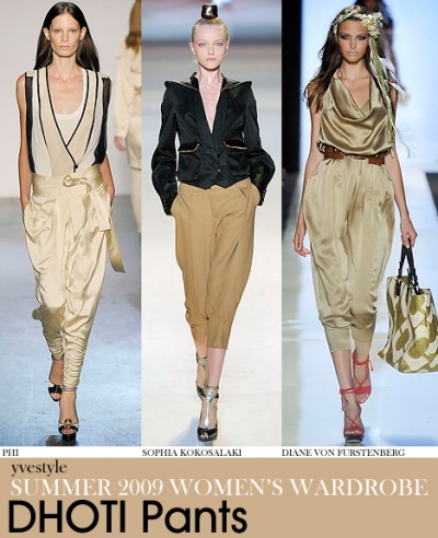     Yves S.Lorant     .    - dhoti pants