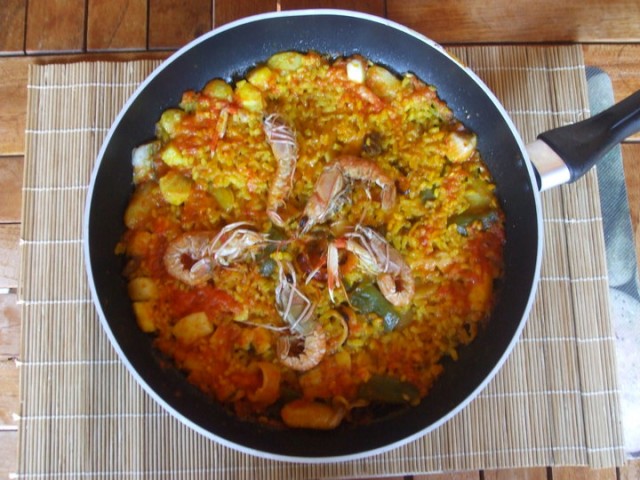 paella de mariscos