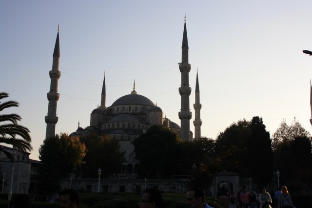 Вид на Голубую мечеть