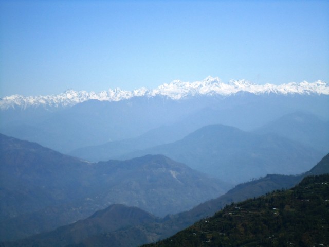 Гималаи. Вид из Калимпонга.