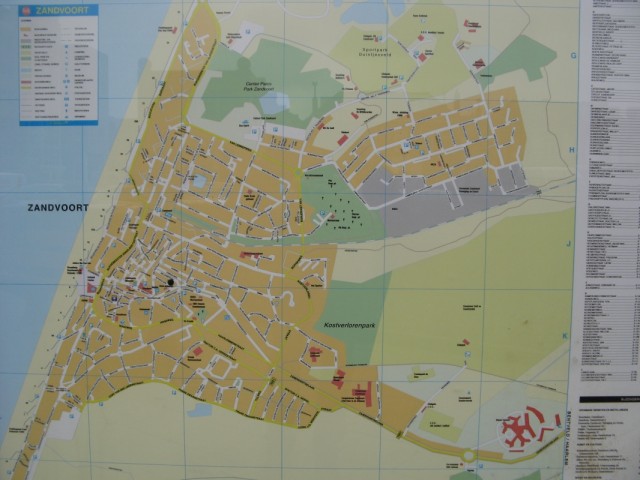 Карта Зандвоорта Карта Зандвоорта