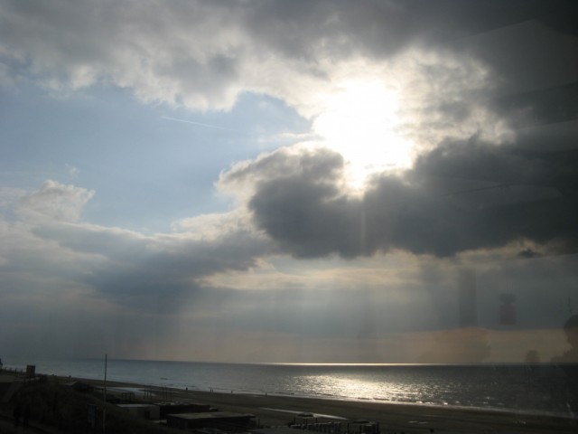 Вид Северного Моря из кафешки в Блумендале Вид Северного Моря из кафешки в Блумендале