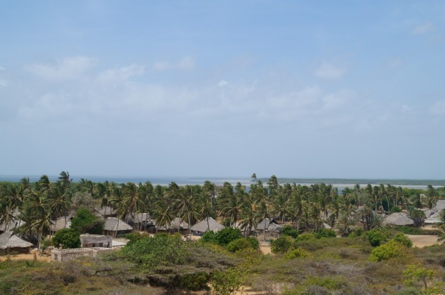 Деревня Киваю с холма