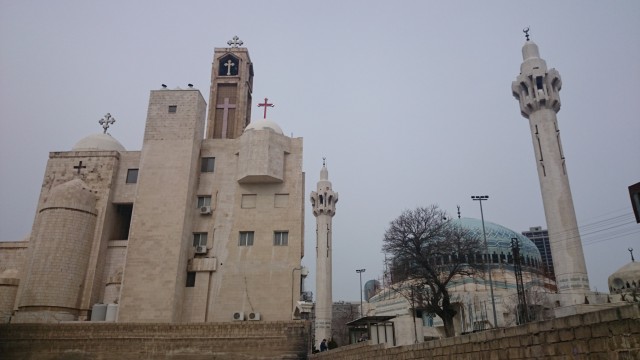 King Abdullah Mosqe  Ortodox Koptic Church