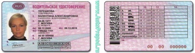 Такого типа мои права Такого типа мои права