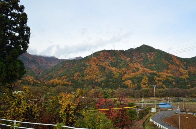 road from Matsumoto to Hirau-onsengo road from Matsumoto to Hirau-onsengo