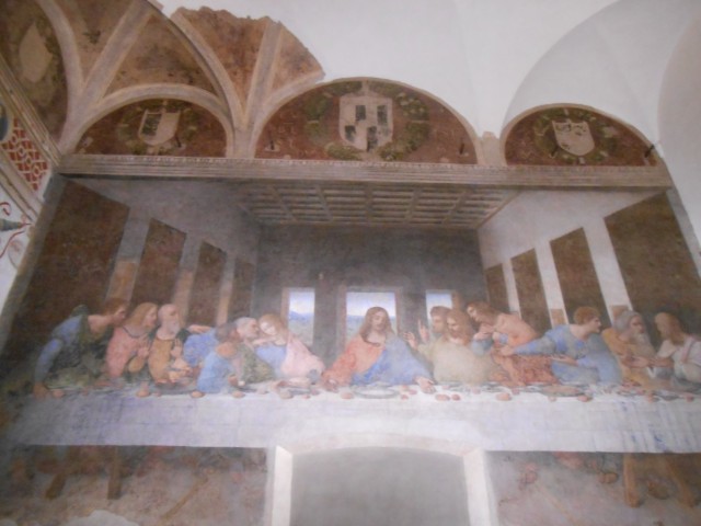 фреска Леонардо да Винчи фреска Леонардо да Винчи