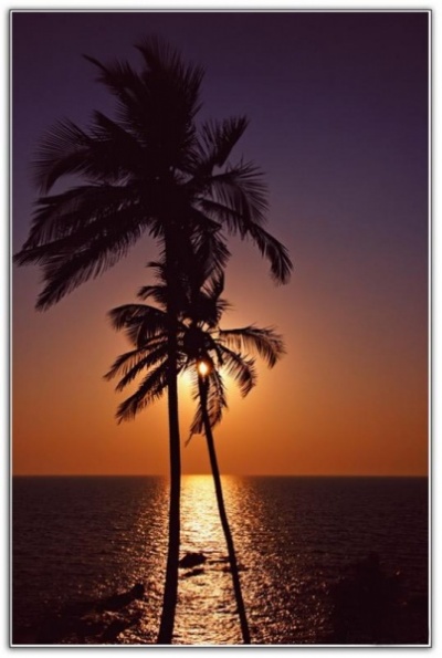 Vagator Beach Sunset