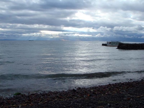 рассвет на Титикака: к сожалению, облака... рассвет на Титикака: к сожалению, облака...