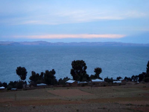 закат на Титикаке закат на Титикаке