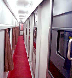 Aisle in the First class