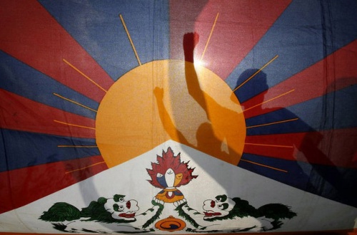 Национальный флаг Тибета.