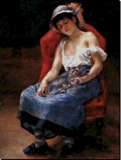 Jeune fille endormie (1880) Jeune fille endormie (1880)