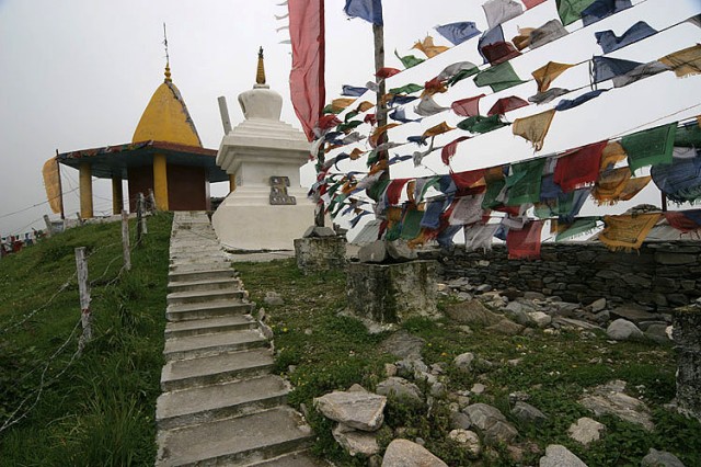 Cosma. Prayer flags