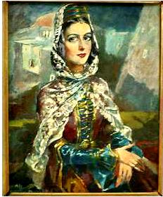 Avarka, risunok Halil-Bek Musayaul, Germany,1939