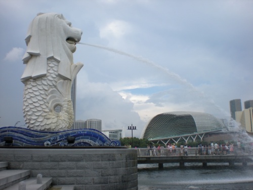 Сингапур, фонтан Мерлион