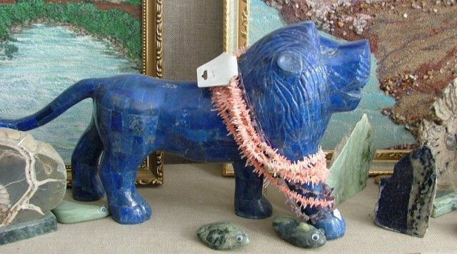 Лев из афганского лазурита. Лев сборный)) Лев из афганского лазурита. Лев сборный))