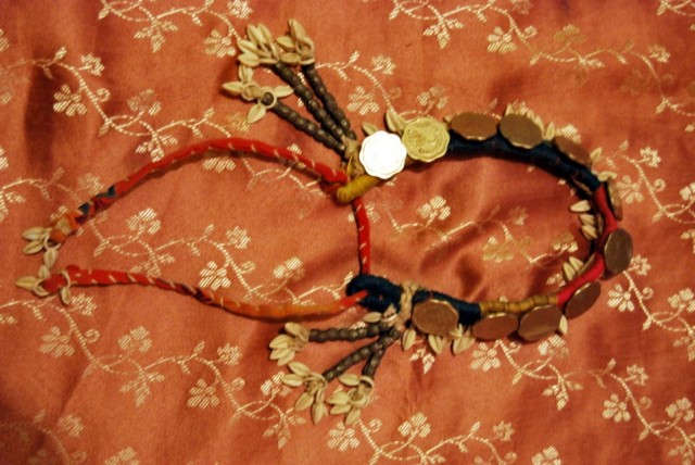 Кач,Гуджагат.браслет на ногу с ракушками Кач,Гуджагат.браслет на ногу с ракушками