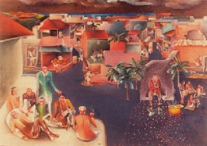 Бхупен Кхакхар. "Празднование Гуру Джаянти" (1980)