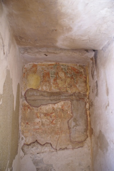 Храм Кайласнатха, фрески