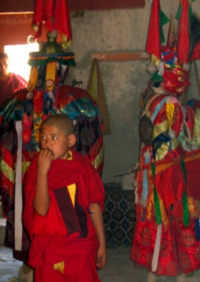 «За кулисами» мистерии, монастырь Пьянг, Ладакх