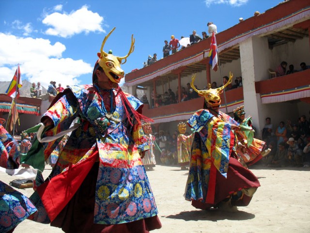 Танец лам, монастырь Пьянг, Ладакх