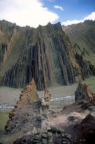 В каньоне р. Сток. В каньоне р. Сток.